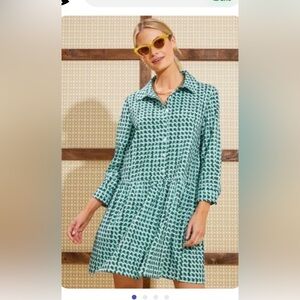 Tuckernuck Green Asymmetrical Dress